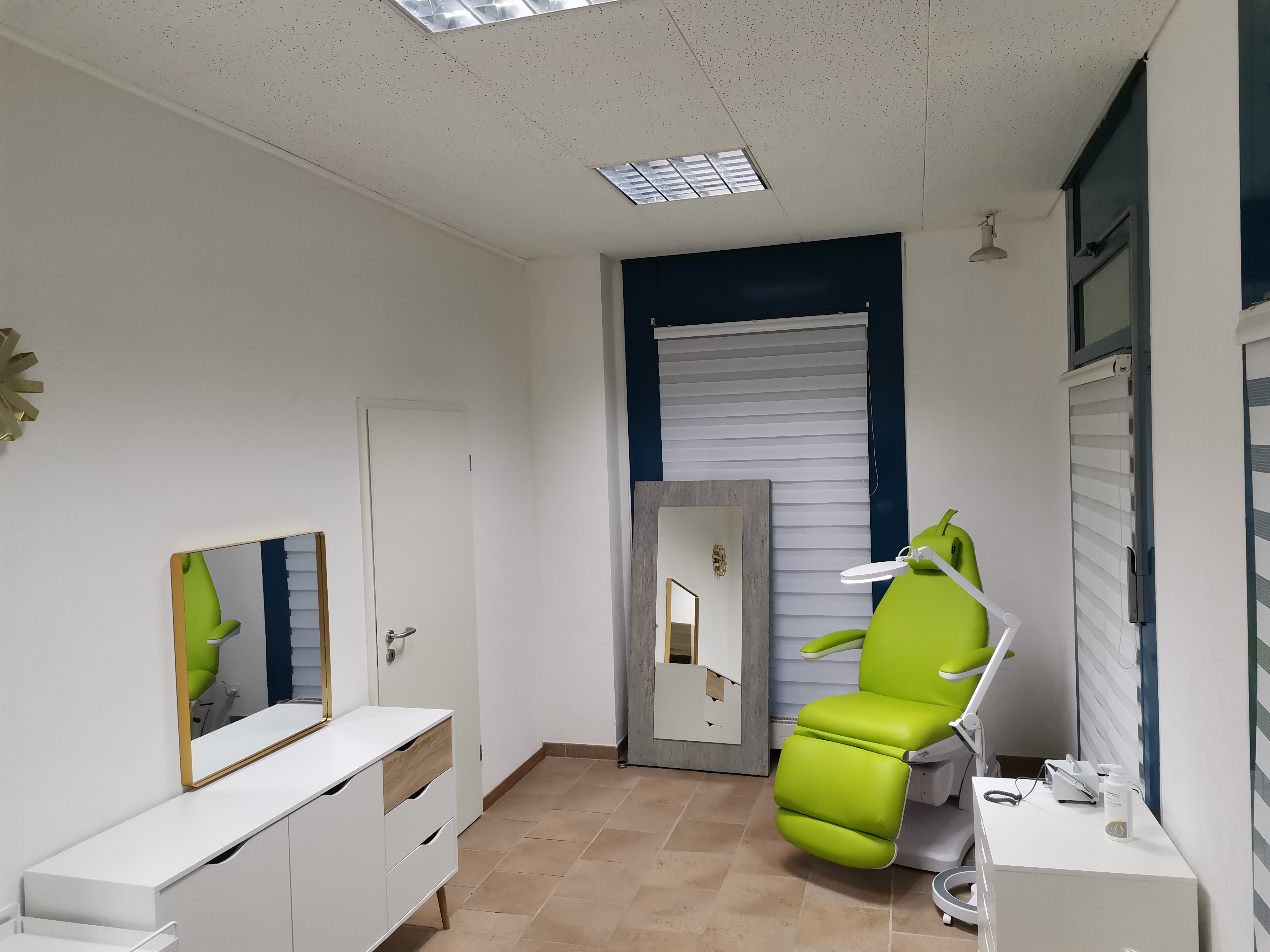 La salle de soins du cabinet de podologie à Gland